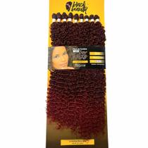 Cabelo Cacheado Fibra de Proteína Entrelace Melissa 105cm 360g Linha Super Luxo - Black Beauty