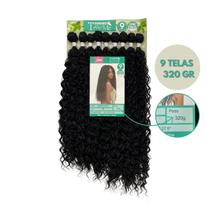 Cabelo cacheado michelle plus aplique orgânico320 gr