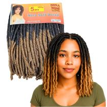 Cabelo Cacheado Nina 360g Aplique Fibra Macia Volume Ideal para Crochet Braids e Penteados naturais!