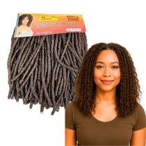 Cabelo Cacheado Orgânico Nina 360 Softex Crochet Braids Wig Pacotão Alongamento