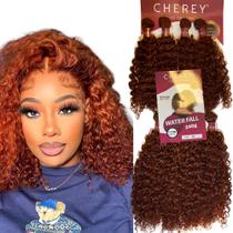 Cabelo Cacheado Tipo Goivo Water Fall 8 Telas Curto Orgânico
