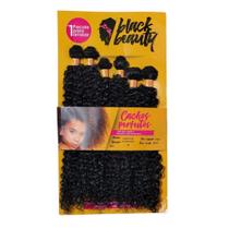 Cabelo Cachos Perfeitos Cacho 1 Orgânico 55/60/65cm Preto