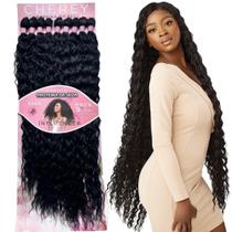 Cabelo Cherey Cacheado Fibra Proteína Da Seda Para Entrelace