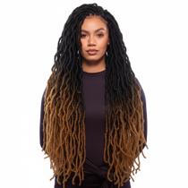 Cabelo Crochet Beauty Dread Locs 70Cm Preto/Mel