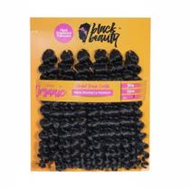 Cabelo Crochet Brads Cristal 55cm Castanho Escuro