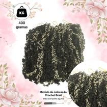 Cabelo crochet braid plus cacheado 400g