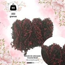 Cabelo Crochet Braid Plus Cacheado 400G