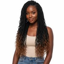 Cabelo Crochet Goddess Faux Locs 60cm Preto/Mel Escuro Cabelo Crochet Goddess Faux Locs 60cm Preto/Mel Escuro