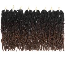 Cabelo de crochê Bylatt Faux Locs 30 cm 120 fios, 8 pacotes