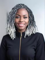 Cabelo de crochê Bylatt Faux Locs 30 cm, 8 pacotes, 120 fios, cinza