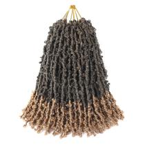 Cabelo de crochê GUOHUI Super Light Butterfly Locs 14", 6 pacotes