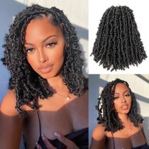 Cabelo de crochê GUOHUI Super Light Butterfly Locs 30 cm, 6 pacotes Cabelo de crochê GUOHUI Super Light Butterfly Locs 30 cm, 6 pacotes