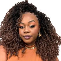 Cabelo de crochê LOCSBYHAND Yanky Twist, 10 pacotes de 10 cm, marrom claro Cabelo de crochê LOCSBYHAND Yanky Twist, 10 pacotes de 10 cm, marrom claro