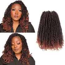 Cabelo de crochê LOCSBYHAND Yanky Twist 14 polegadas, 10 pacotes T350 Cabelo de crochê LOCSBYHAND Yanky Twist 14 polegadas, 10 pacotes T350