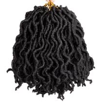 Cabelo de crochê Moli Moli 144 fios Short Goddess Faux Locs