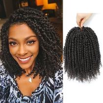 Cabelo de crochê Passion Twist BEFUNNY, 12 polegadas, 9 pacotes