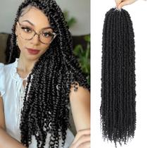 Cabelo de crochê Passion Twist BEFUNNY, pré-torcido, 24 polegadas, 6 pacotes