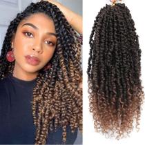 Cabelo de crochê Passion Twist BEFUNNY, pré-torcido, 30 cm, 9 pacotes Cabelo de crochê Passion Twist BEFUNNY, pré-torcido, 30 cm, 9 pacotes