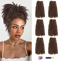 Cabelo de crochê WIGNEE 8" 120 fios, mechas macias pré-enroladas