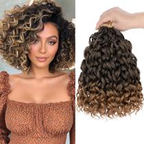 Cabelo de crochê XTREND Gogo Curl Short Curly de 10 polegadas T27 128 fios