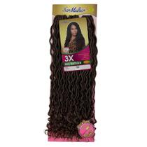 Cabelo Duda Faux Locs Goddess Curl Twist Crochet Braid Ser Mulher 65cm 320 gramas