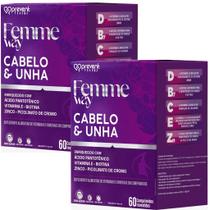 Cabelo e unha 500mg 60 cprs revestidos femme way prevent pharma *