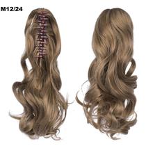 Cabelo encaracolado ondulado pequeno do rabo de cavalo do grampo da garra curto na peruca com maxila 12inch Cabelo encaracolado ondulado pequeno do rabo de cavalo do grampo da garra curto na peruca com maxila 12inch