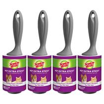 Cabelo extra pegajoso para animais de estimação Lint Roller Scotch-Brite 400 folhas