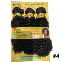 Cabelo Fibra Orgânica Cacheado Goivo Bundles Para Entrelace - bbless