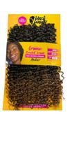 Cabelo Fibra Orgánica Crochet Braids Premium Ambar (320g) Black Beauty