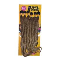 Cabelo Fibra Orgânica Enterlace Ondas Marcantes - 65/70cm - Cor Castanho /Loiro Acinzentado Cabelo Fibra Orgânica Enterlace Ondas Marcantes - 65/70cm - Cor Castanho /Loiro Acinzentado