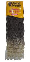 Cabelo Fibra Orgánica Goddess Faux Locs cor T8/613 (300g) Black Beauty