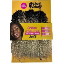 Cabelo Fibra Orgânica Premium Crochet Braids Agata cor TT2/27/613 (60cm/300g) - Black Beauty