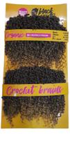 Cabelo Fibra Orgânica Premium Crochet Braids Safira (300g/25cm)