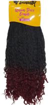 Cabelo Fibra Orgánica Queen Tress Braids 300gr Black Beauty