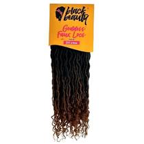 Cabelo Fibra Sintetica Crochet Goddess Faux Locs 60cm - Cor Preto/Mel Escuro Cabelo Fibra Sintetica Crochet Goddess Faux Locs 60cm - Cor Preto/Mel Escuro