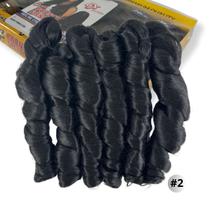 Cabelo French Curl Ser Mulher 480 Gramas Para Tranças Fibra Premium Leve 70cm
