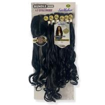 Cabelo Giuly Ser Mulher Com Top Closure Ondulado Kanekalon Futura 75cm 320g Entrelace