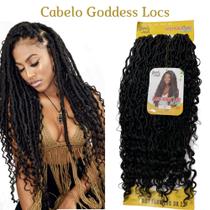 Cabelo Goddess Faux Locs Torcido 300 gramas Crochet Braids - Mhair