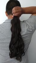 Cabelo Humano 100% Natural De 55cm 50 Gramas Liso Ondulado.