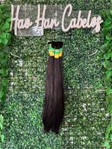 Cabelo Humano 50cm 100g Natural Castanho 100% humano