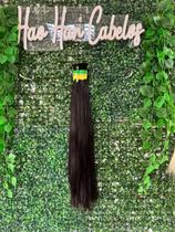 Cabelo Humano 65cm 100g Natural Castanho 100 humano