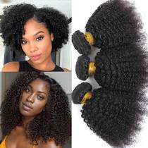 Cabelo Humano Afro Crespo Cacheado Em Pacotes 4B 4C Para Extensões De Cabelo a Granel Por Atacado Cabelo Humano Afro Crespo Cacheado Em Pacotes 4B 4C Para Extensões De Cabelo a Granel Por Atacado