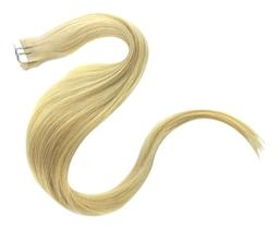 Cabelo Humano Aplique Fita Adesiva 65cm- 10 Pares Loiro 50gr