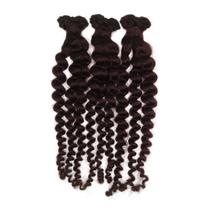 Cabelo Humano Brasileiro na Tela Castanho Escuro 50cm