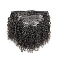 Cabelo Humano Cacheado 40cm com Tic-Tac Textura Curly De Benguela - Castanho Escuro (100g)