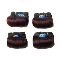 Cabelo Humano Cacheado Brasileiro Loiro 100% Natural, Pacotes De Extensão Afro 1B De 30 Polegadas (4