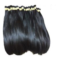 Cabelo humano castanho medio 70/75cm - 230gr