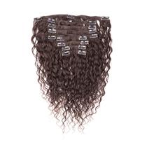 Cabelo Humano Crespo 30cm com Tic-Tac Textura Wavy De Benguela - Castanho Escuro (100g)