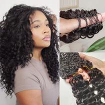 Cabelo humano de crochê RHEANNA Ocean Wave 18 polegadas 60g para mulheres negras